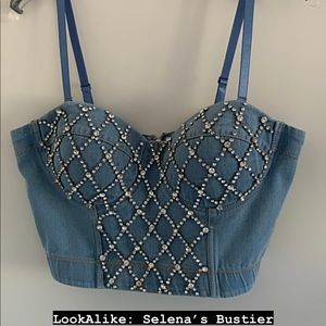 Diamond Bra/ Bustier / Selena look alike costume